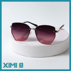 Unique Edge Unisex Sunglasses for Ladies(Purple)