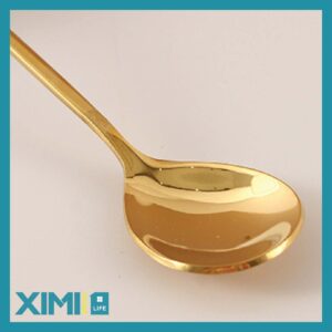 Cute Animal Coffee Dessert Spoon(Gold)