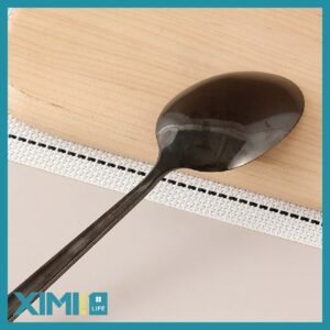 Knight Series Stainless Steel Spoon(Black)