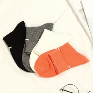 Basic All-Match Mid-Calf Length Sock for Ladies(2 Pairs/Set)