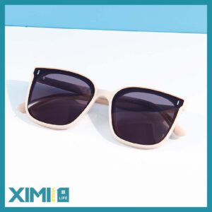 Stylish All-Match Unisex Polarized Sunglasses for Adult(Beige)