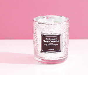 SC0001 Embossed Cup Candle 160g/5.6oz.