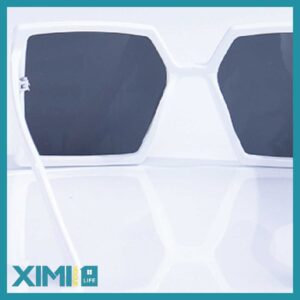 Stylish Big-frame Sunglasses(White)