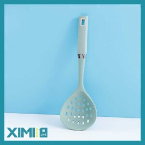 Electroplate Square Handle Strainer(Cream Green)