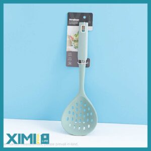 Electroplate Square Handle Strainer(Cream Green)