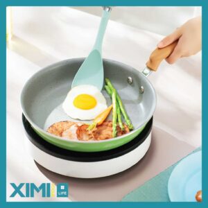 Electroplate Square Handle Ladle(Cream Green)