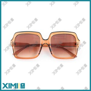 Big Square Frame Stylish Sunglasses for Ladies(Dark Brown)
