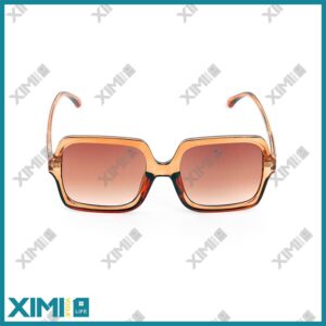 Big Square Frame Stylish Sunglasses for Ladies(Dark Brown)