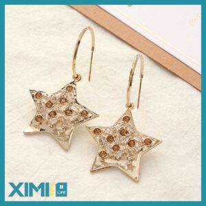 Star Rhinestone Earrings
