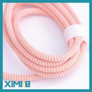 Zinc Alloy Double Colors Braided TYPE-C Data Cable