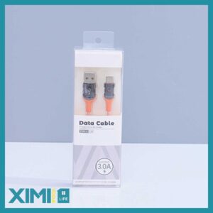 Zinc Alloy Double Colors Braided TYPE-C Data Cable
