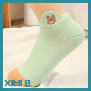 Bear Team Socks for Ladies(2 Pairs/Set)