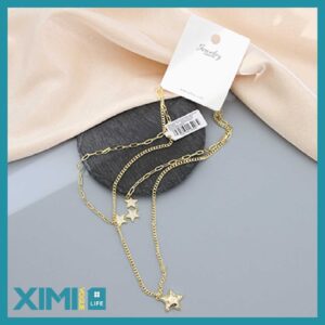 All-match Star Double Layers Necklace